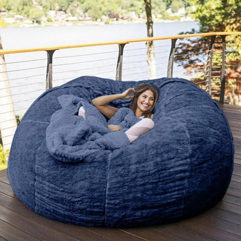 Mood Tech Giant Fluffy Fur Bean Bag