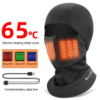 Mood Tech Heating Headgear For Ski Bicycle Motorcycle