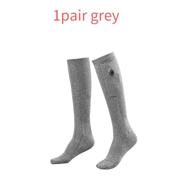 Mood Tech Rechargeable Electric Heated Socks for Women Men