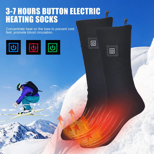 Mood Tech Rechargeable Electric Heated Socks for Women Men