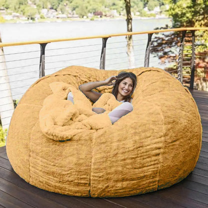 Mood Tech Giant Fluffy Fur Bean Bag