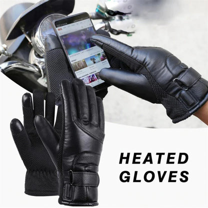 Mood Tech Electric USB Heated Gloves Winter Warming Thermal Ski Snow Hand Warm Windproof