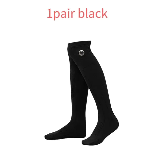 Mood Tech Rechargeable Electric Heated Socks for Women Men