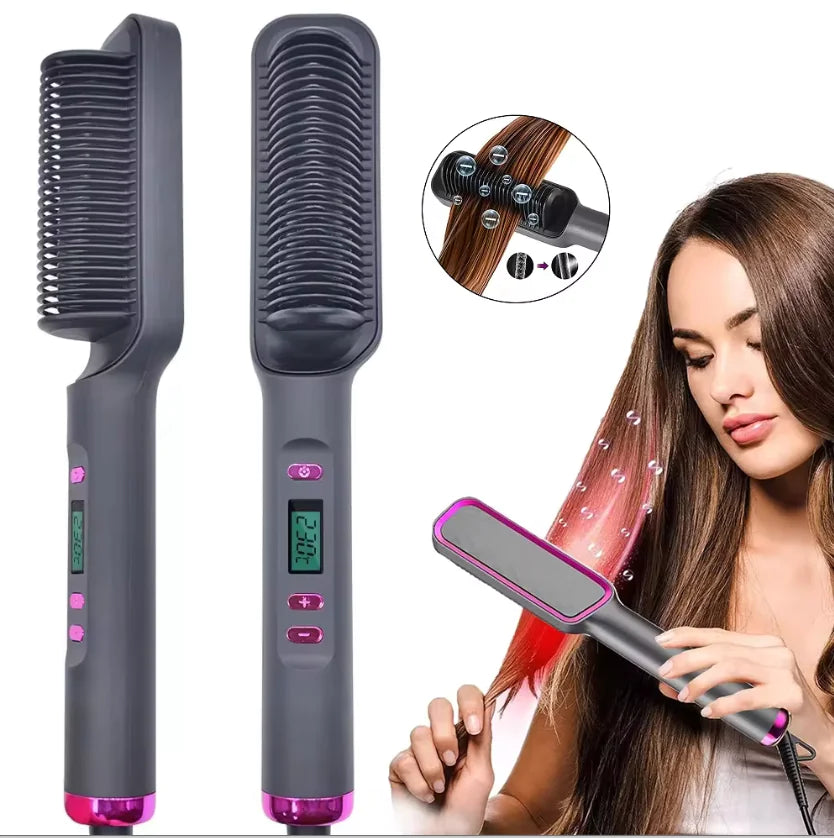 Mood Tech Multifunction Electric Hair Straightening Comb