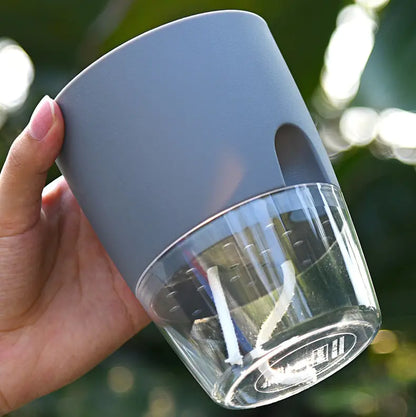 Mood Tech Transparent Double-Layer Self-Watering Flower Pot