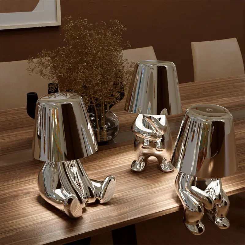 Mood Tech Little Golden Man Table Lamp